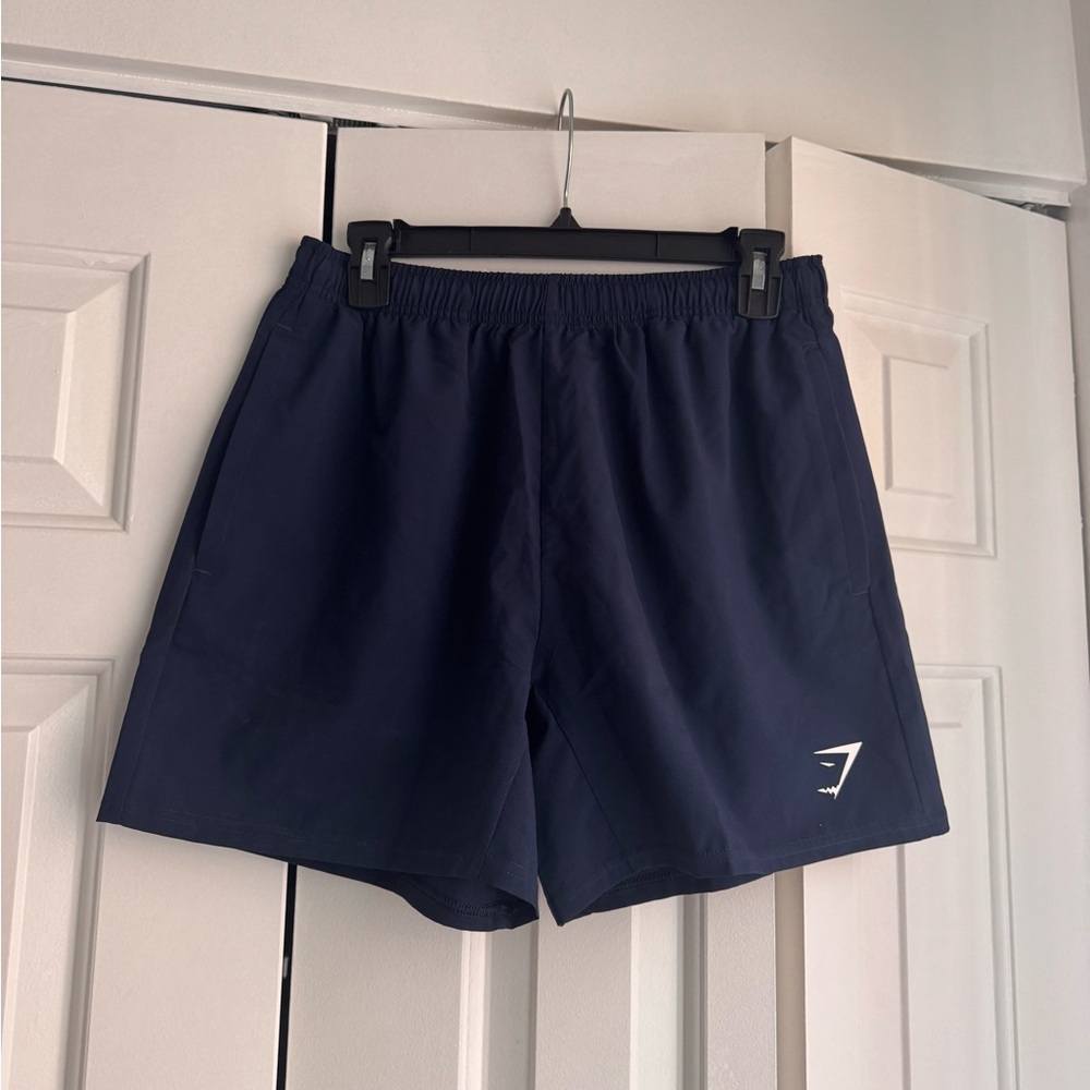 Gymshark Navy 5” Athletic Workout Shorts Men